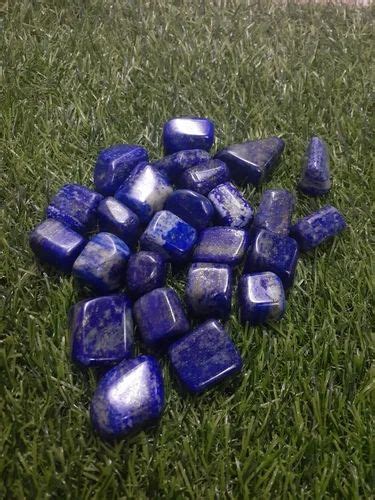 Gemstone Blue Lapis Lazuli Pebble Stone For Healing Packaging Type