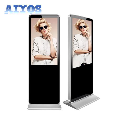 55 Inch Indoor Ad Player Payment Kiosk Floor Standing Digital Signage