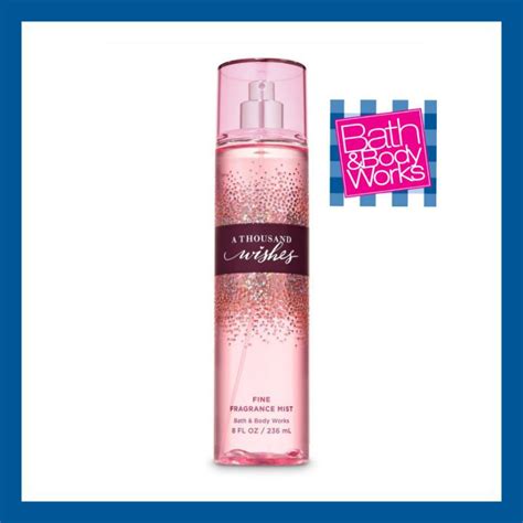 BBW Body Spray Mist A Thousand Wishes Ml Shopee Malaysia