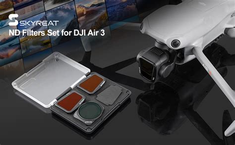 Amazon Skyreat ND Filters Set For DJI Air 3 Accessories 4 Pack