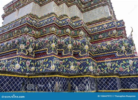 Pagoda Is In Wat Pho Bangkok Thailand Stock Photo Image Of