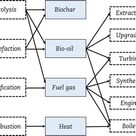 Thermochemical Conversion Process And Products Of Biomass Download Scientific Diagram