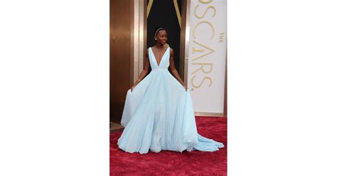 Lupita Nyongo In Light Blue Prada Dress At Oscars 2014 Popsugar Fashion Photo 10