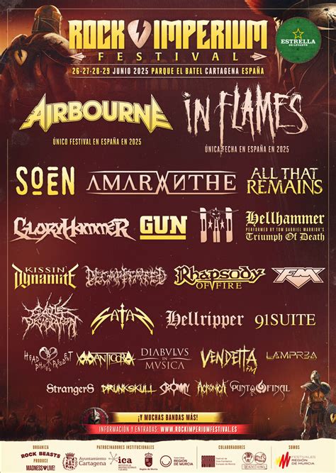 Rock Imperium Festival 2025 confirma un nuevo cabeza de cartel y diez
