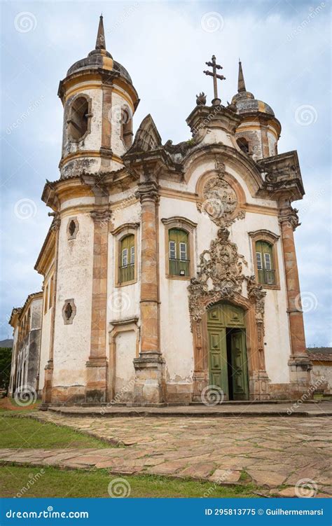 S O Francisco De Assis Church In Ouro Preto Brazil Stock Image