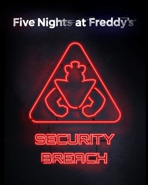 Novo Vazamento Poster De Fnaf Security Breach Comentário De Scott