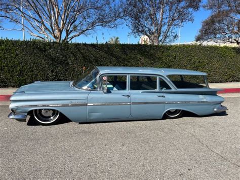 1959 Chevrolet Parkwood Station Wagon Blue RWD Automatic Classic