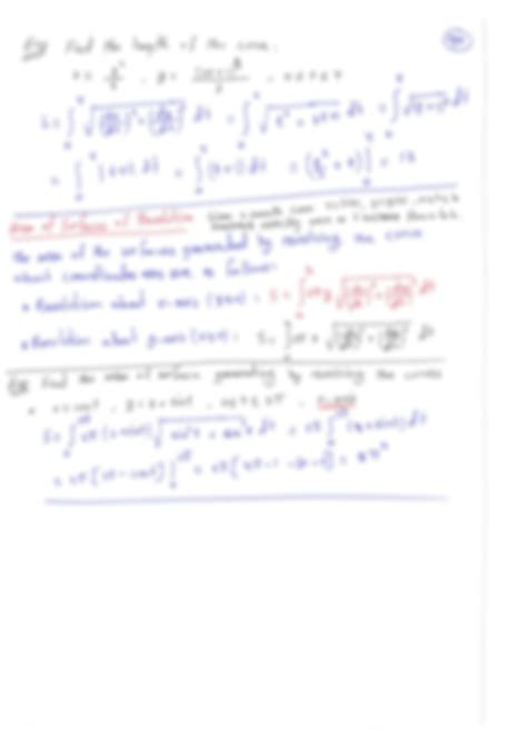 SOLUTION 11 2 Calculus With Parametric Curves Studypool