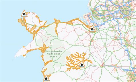 Natural Resources Wales issues flood alert for the North Wales coast ...