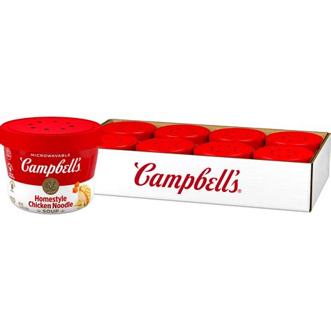 Campbells Homestyle Chicken Noodle Soup Microwavable Bowl 154 Ounce