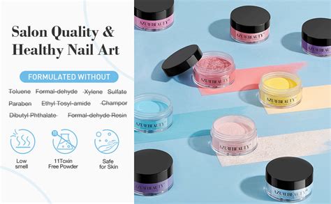 Amazon Pcs Dip Nails Powder Starter Kit Azurebeauty Color