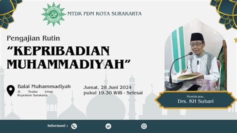 Kepribadian Muhammadiyah Youtube