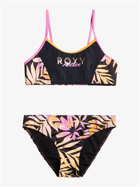 Active Joy Ensemble De Bikini Bralette Pour Filles 6 16 Ans Roxy