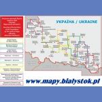 Ukraina Wschodnie Gorgany Mapa Turystyczna Mapy