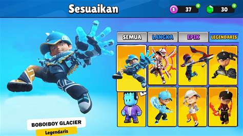 CARA DAPAT SKIN BOBOIBOY GLACIER DI GAME STUMBLE GUYS EMOT YouTube