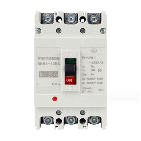 DC Circuit Breaker 3 Pole Mccb 380V Voltage Photovoltaic Solar