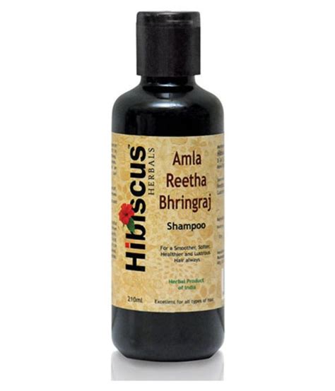 Hibiscus Herbals Amla Reetha Bhringraj Shampoo Shampoo 210ml Ml Buy Hibiscus Herbals Amla