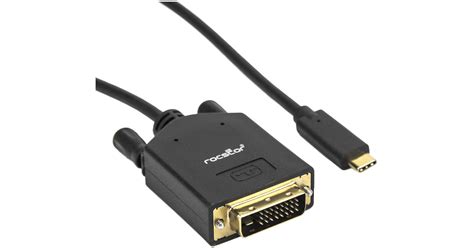 Rocstor Rocpro USB Type C Male To DVI D Male Cable 6