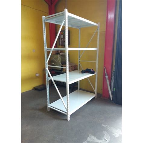 jual light duty rak gudang besi tinggi cm shopee indonesia