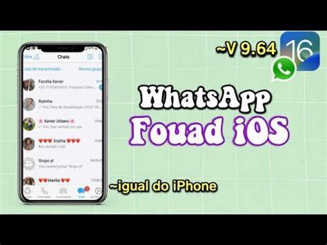 FOUAD IOS 9 64 WHATSAPP IGUAL DO IPHONE NO ANDROID 2023 funções