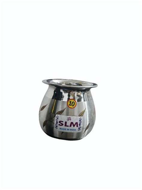 Silver Ml Stainless Steel Temple Lota At Rs Piece In Thane Id