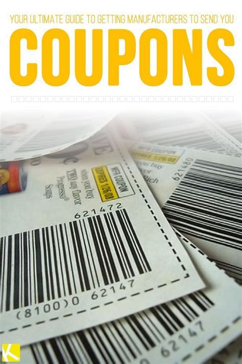 Your Ultimate Guide to Getting Manufacturers to Send You Coupons How To Start Couponing ...