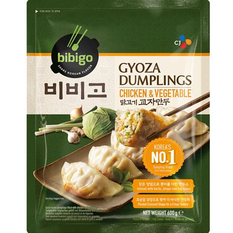 Cj Bibigo Chicken And Vegetable Gyoza Dumpling Mandu 600g