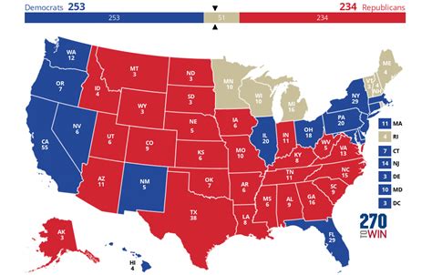 2024 United States Presidential Election Map Denice Mirabella