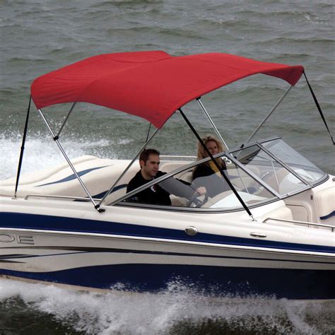 Bimini Top Sunbrella Fabric and Boot Only, 3-Bow 6'L, 46"/54"H, 73"-78 ...