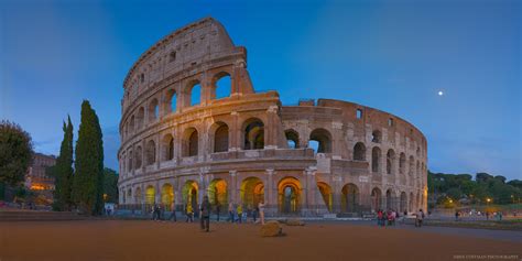 An evening at The Colosseum (Il Colosseo), Rome