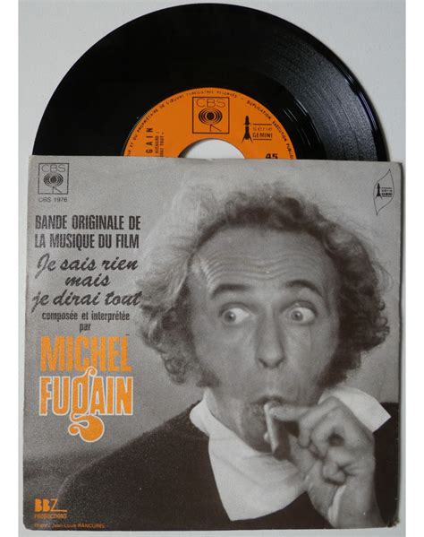 Michel Fugain Je Sais Rien Mais Je Dirai Tout Bande Originale Du Film