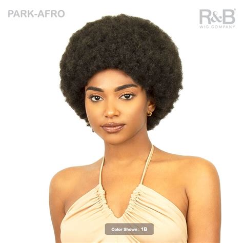 R B Collection Natural Human Hair Blend Wig Park Afro