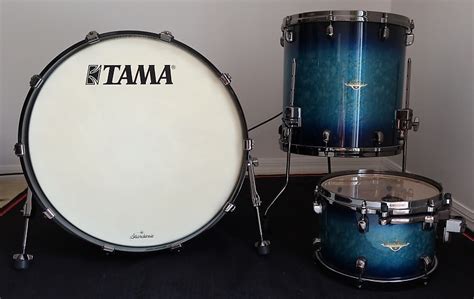 Tama Starclassic Maple 3 Piece Kit 2021 Molten Electric Blue Reverb