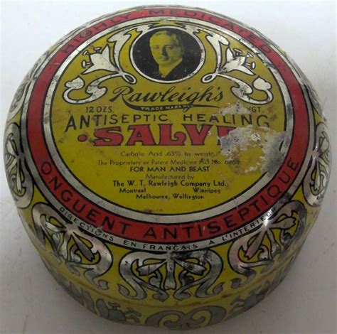 Rawleigh S Antiseptic Healing Salve Tin Hein Ventures Inc Vintage