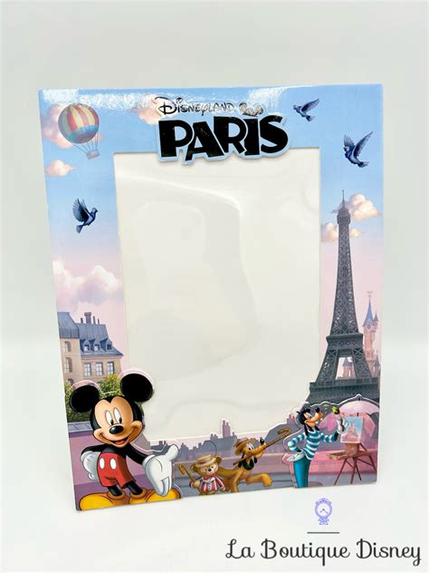 Cadre Photo Mickey Mouse Tour Eiffel Disneyland Paris Disney Carton