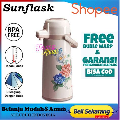 Jual Termos Air Panas Sunflask 2 5 Liter Termos Pompa Air Panas Termos