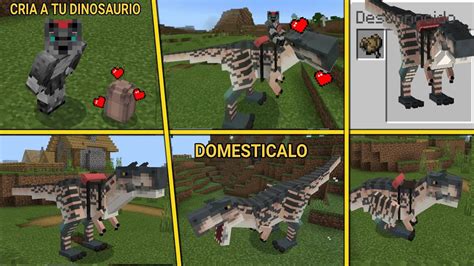 El Mejor Mod Dinosaurios Para Minecraft Pe Pack De Addon