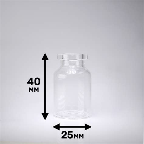 Ml Clear Glass Vials Sterile Unsealed Stubby Vials Direct Glass