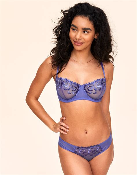 Tiana Dark Purple Unlined Balconette, 32G-36DDD | Adore Me