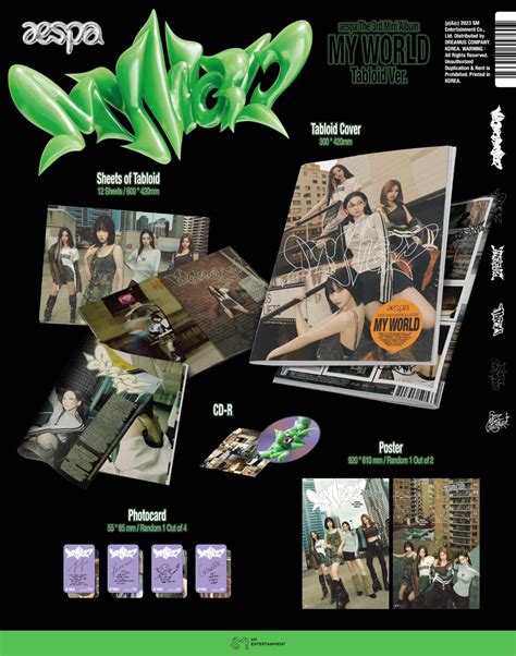 [k Pop] Aespa The 3rd Mini Album My World Album Details Pantip