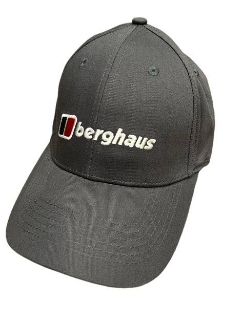 Berghaus Logo Recognition Cap Dark Grey Chevron Clothing