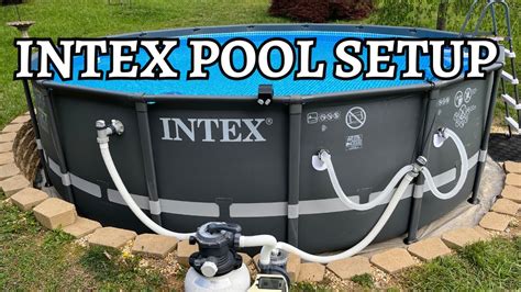 INTEX POOL SETUP HOW TO YouTube