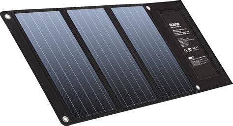 Compra Blavor Solar Panels Cargador Solar Plegable Monocristalino