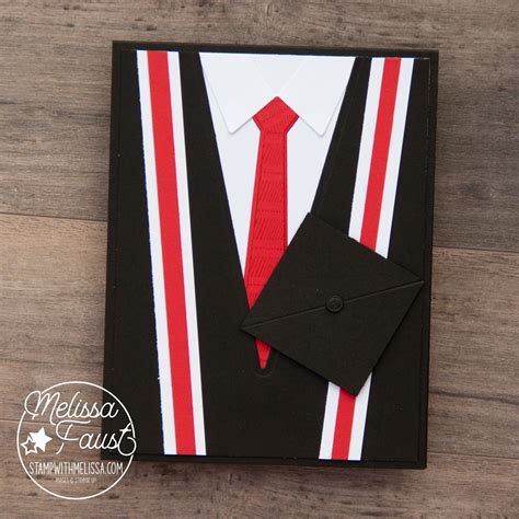 Graduation Card Using Stampin Up Handsomely Suited Bundle Stampin