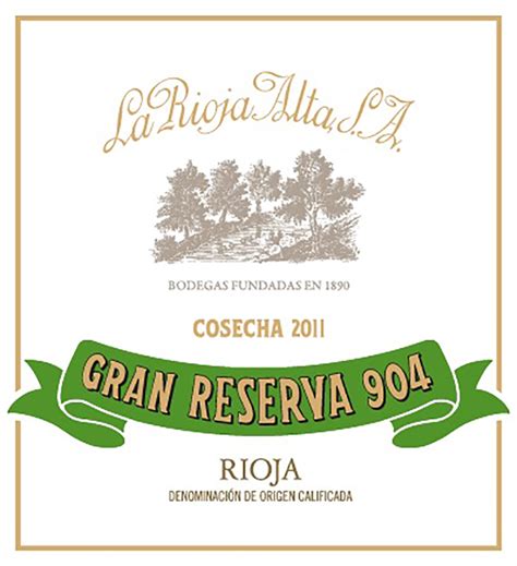 Rioja Gran Reserva Selección Especial 904 La Rioja Alta Skurnik