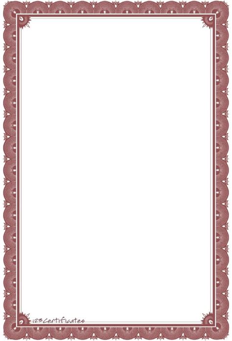 20 Printable Certificate Borders | %site_title%