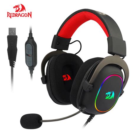 Redragon H Rgb Zeus X Gaming Headphone Microphone Noise Cancelling