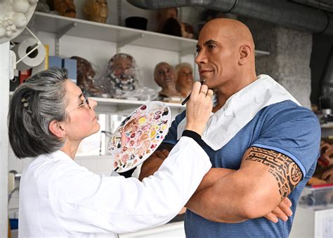 Museum Updates The Rock S Wax Figure After Skin Backlash