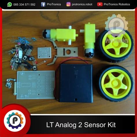 Jual Robot Line Tracer Analog 2 Sensor Learning Kit Module Line