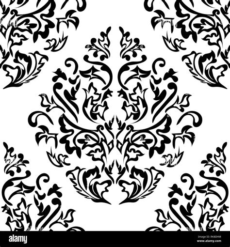 Vector Damask Seamless Pattern Element Classical Luxury Old Fashioned